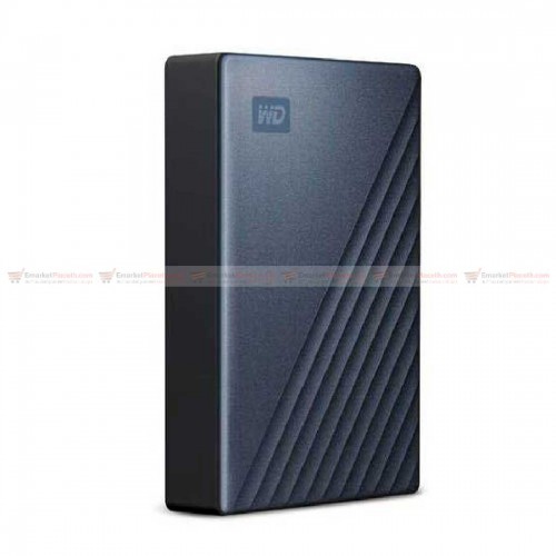 4 TB External HDD USB-C ฮาร์ดดิสก์พกพา ประสิทธิภาพความเร็วที่มากกว่า (สีน้ำเงิน)